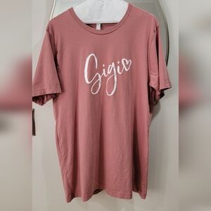 Abella Crewneck Tee in Dusty Rose